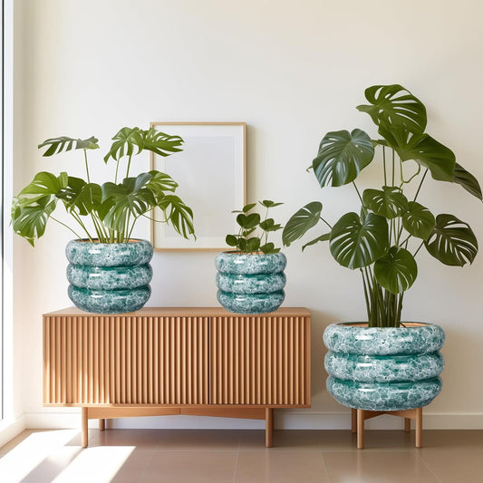 Say goodbye to crookedness! 3 tips to make large plant pots as stable as a mountain