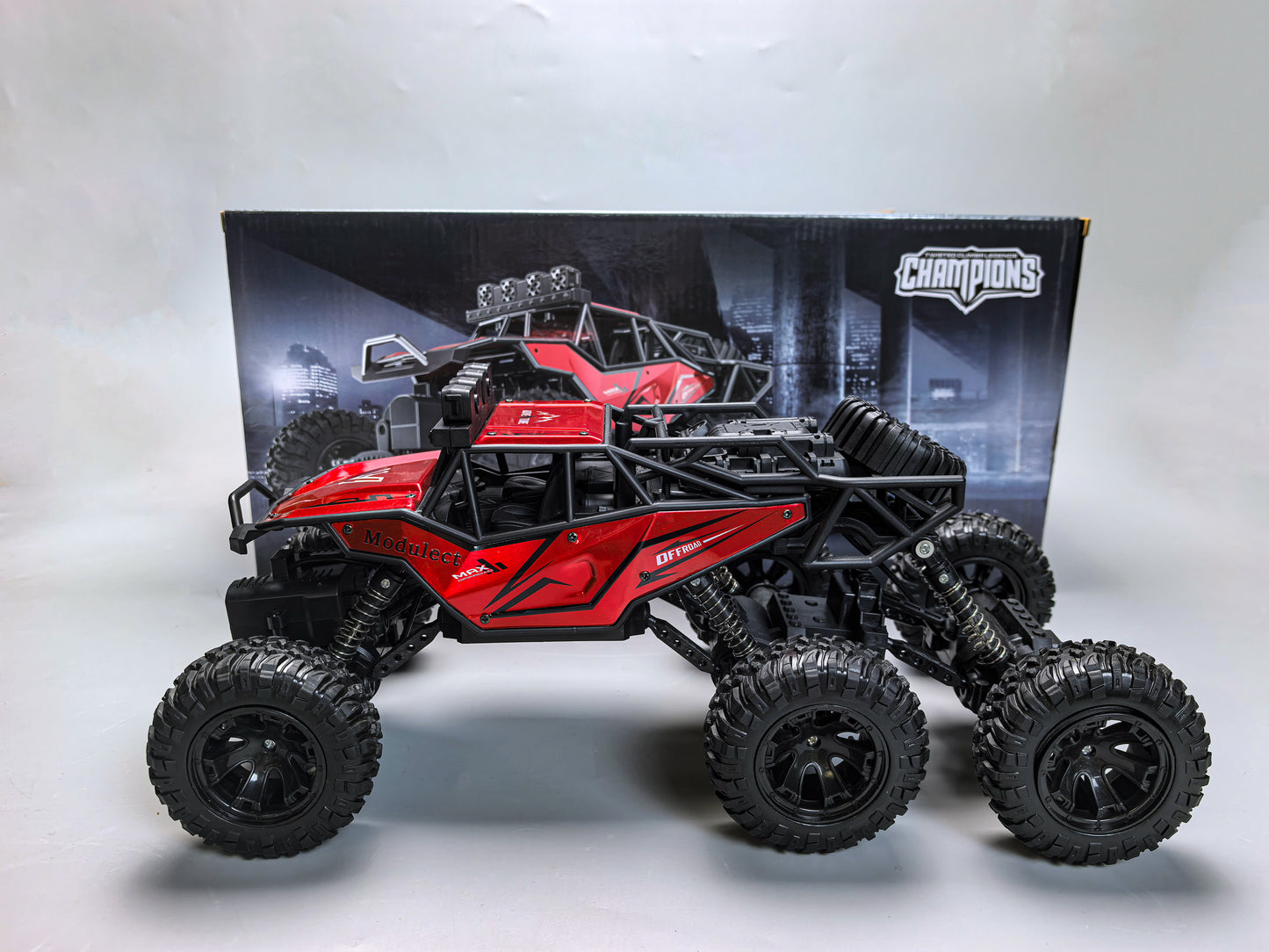 Modulect RC Cars for Adults Fast 40+MPH 1:14 Waterproof Off-Road RC Truck 4WD All Terrain High-Speed Remote Control Car Toy Gifts for Kids Boys, 2 Batteries