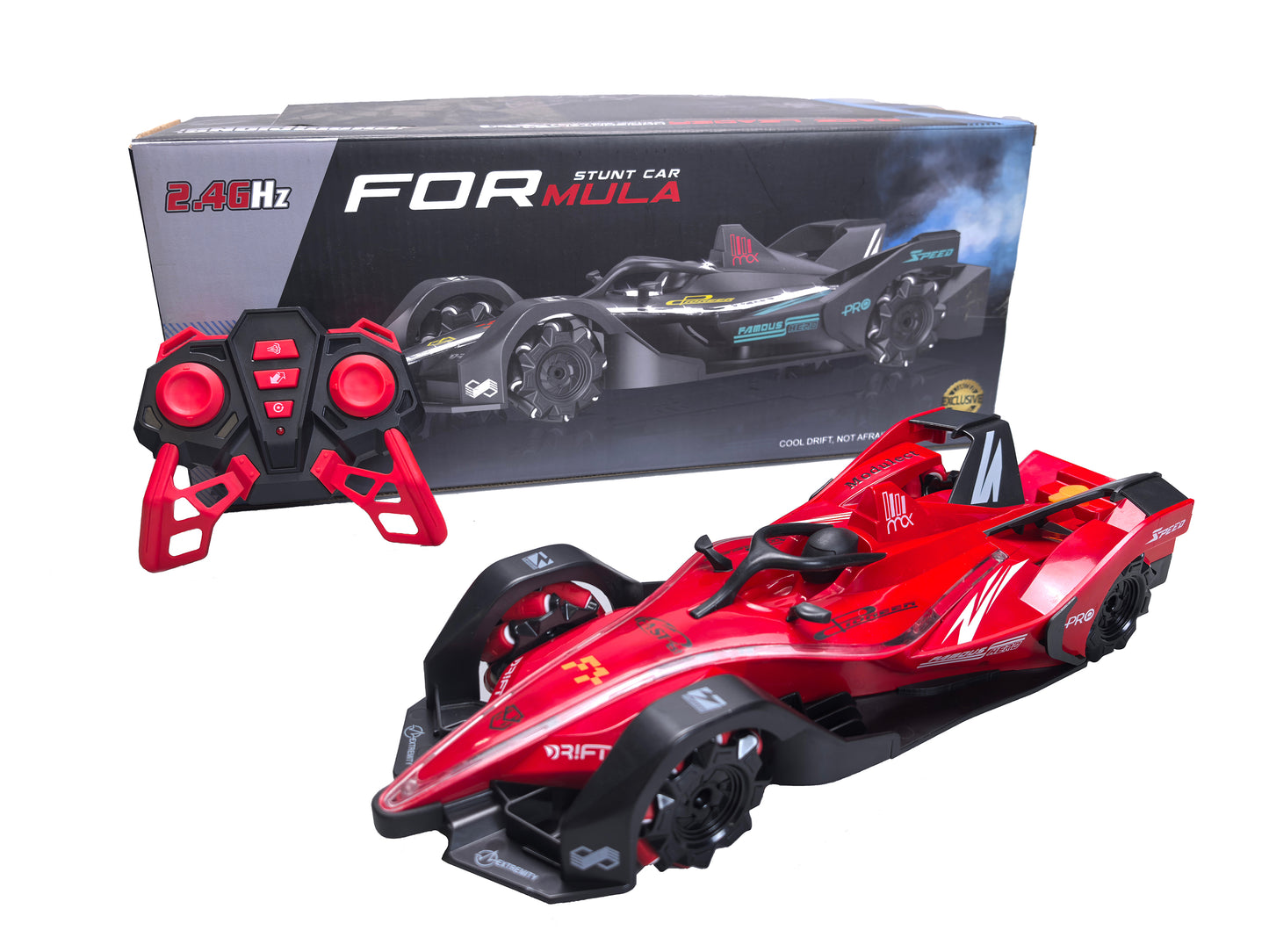 Modulect RC Cars 2.4GHZ Electric RC Buggy 4WD High Speed Sport Racing Car, Large-Scale Remote Control Truck 70km/h Drift Rc Vehicle with 2 Batteries Boys and Girls Gifts