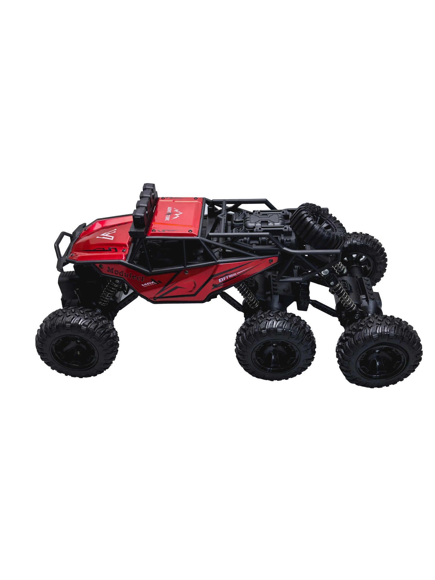 Modulect RC Cars for Adults Fast 40+MPH 1:14 Waterproof Off-Road RC Truck 4WD All Terrain High-Speed Remote Control Car Toy Gifts for Kids Boys, 2 Batteries