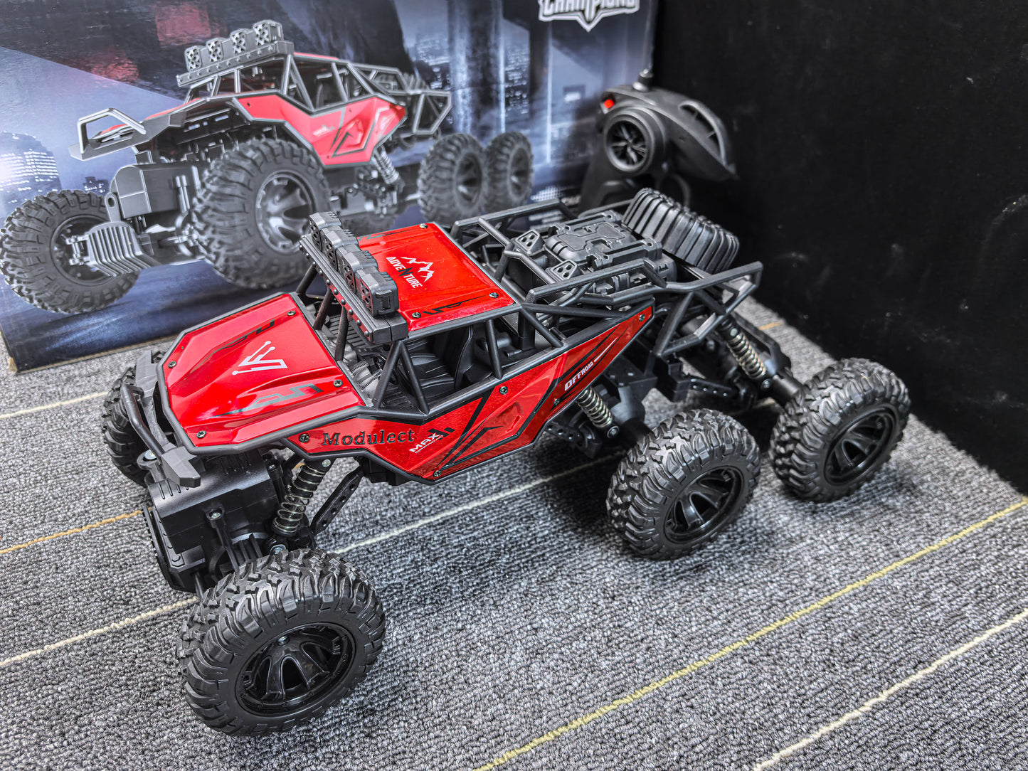 Modulect RC Cars for Adults Fast 40+MPH 1:14 Waterproof Off-Road RC Truck 4WD All Terrain High-Speed Remote Control Car Toy Gifts for Kids Boys, 2 Batteries