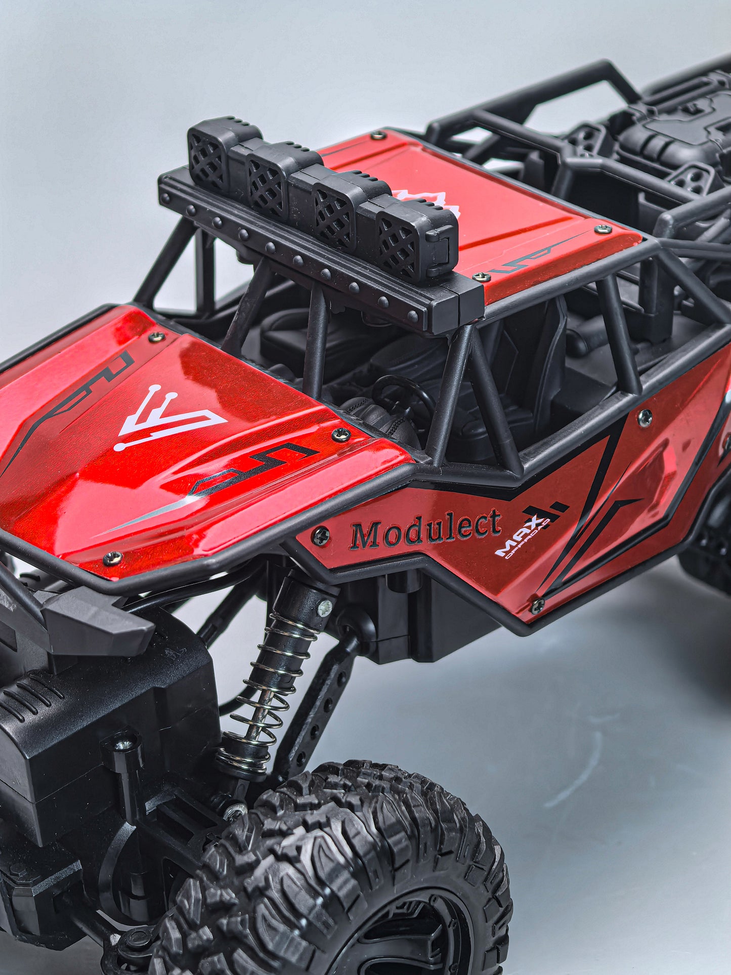 Modulect RC Cars for Adults Fast 40+MPH 1:14 Waterproof Off-Road RC Truck 4WD All Terrain High-Speed Remote Control Car Toy Gifts for Kids Boys, 2 Batteries