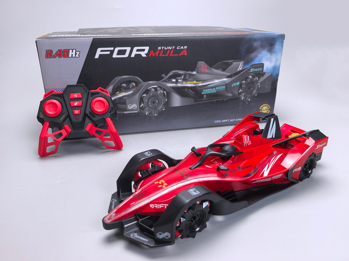 Modulect RC Cars 2.4GHZ Electric RC Buggy 4WD High Speed Sport Racing Car, Large-Scale Remote Control Truck 70km/h Drift Rc Vehicle with 2 Batteries Boys and Girls Gifts