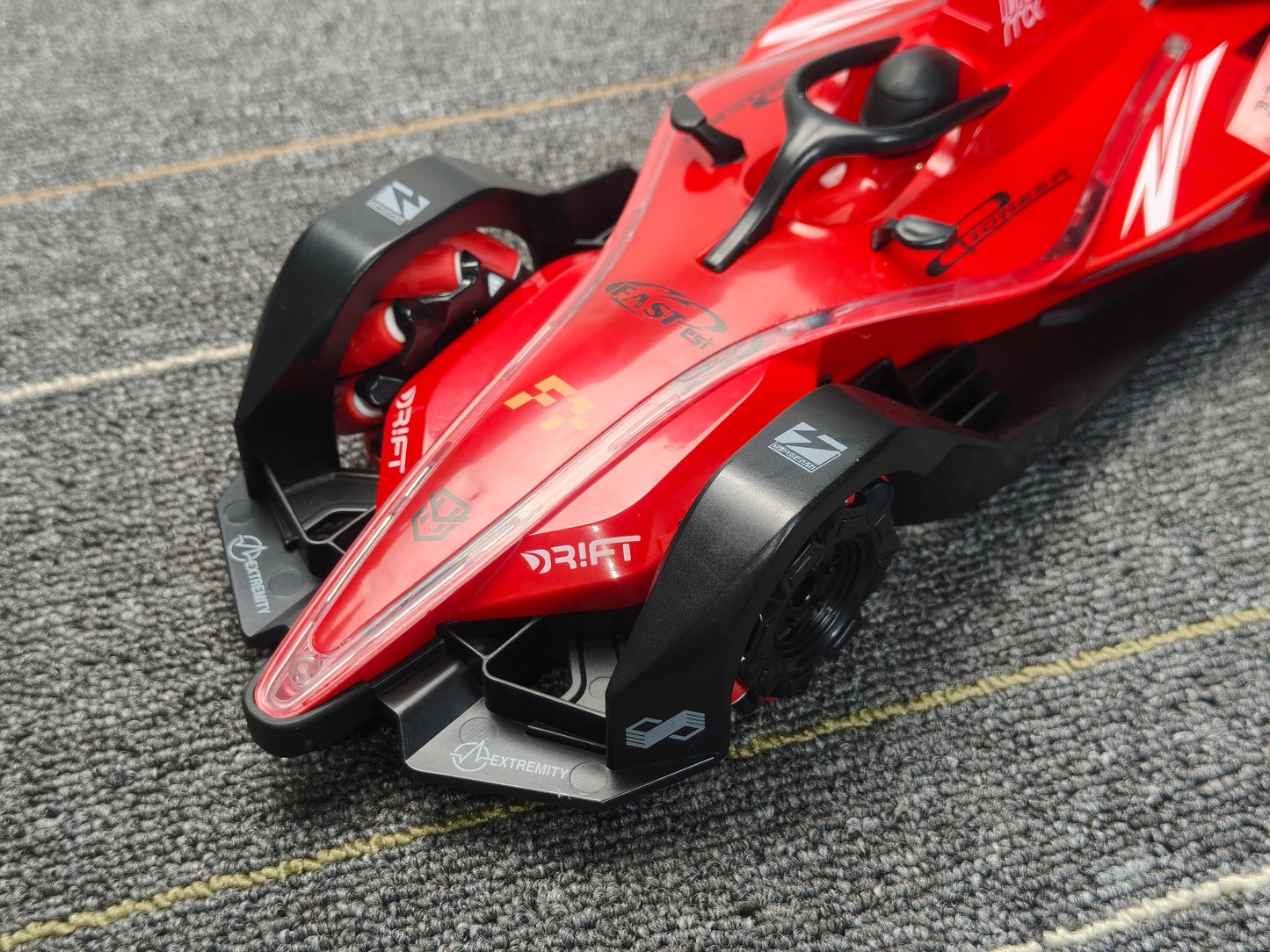 Modulect RC Cars 2.4GHZ Electric RC Buggy 4WD High Speed Sport Racing Car, Large-Scale Remote Control Truck 70km/h Drift Rc Vehicle with 2 Batteries Boys and Girls Gifts